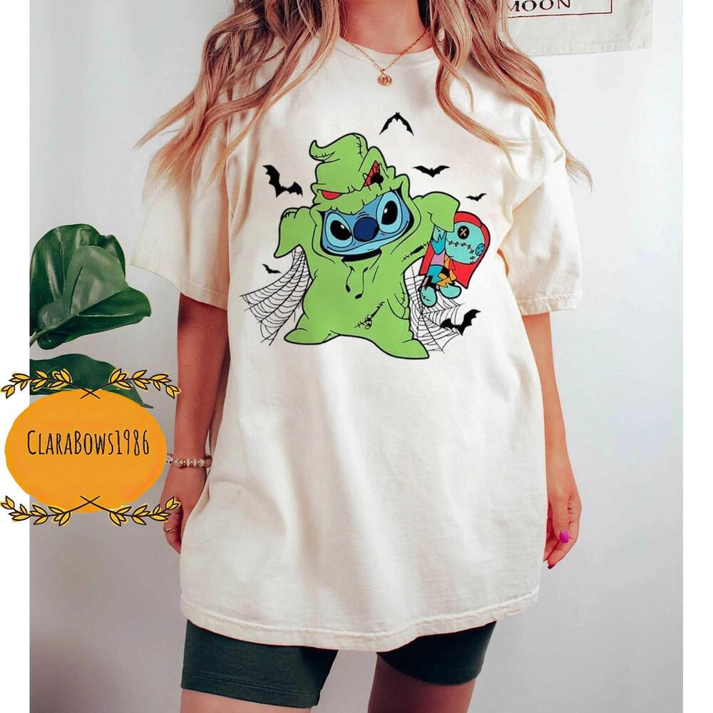 Stitch Horror Hallowwen Disney Disneyland Film Shirt